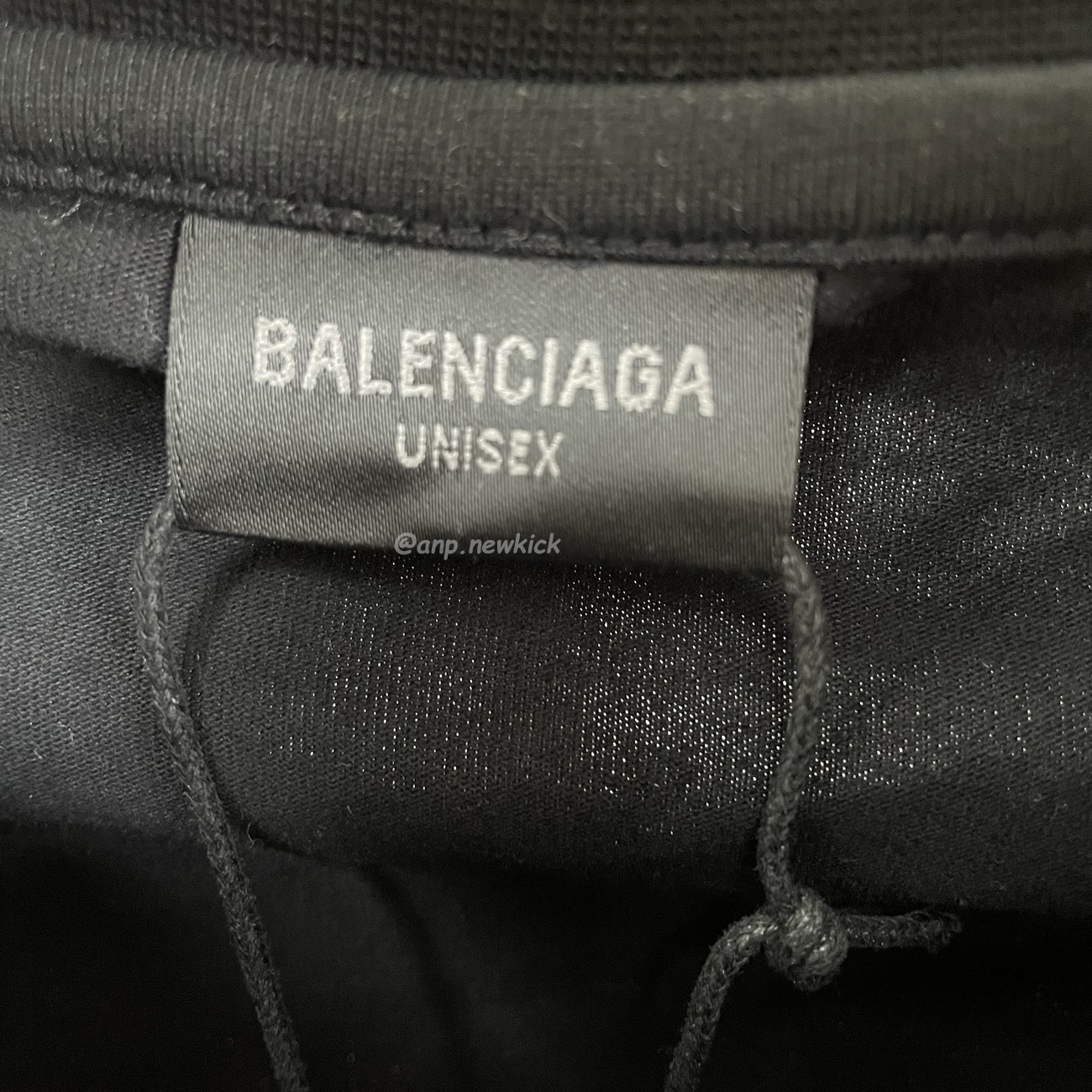 Balenciaga Black Soccer Long Sleeve Jersey T Shirt (2) - newkick.vip